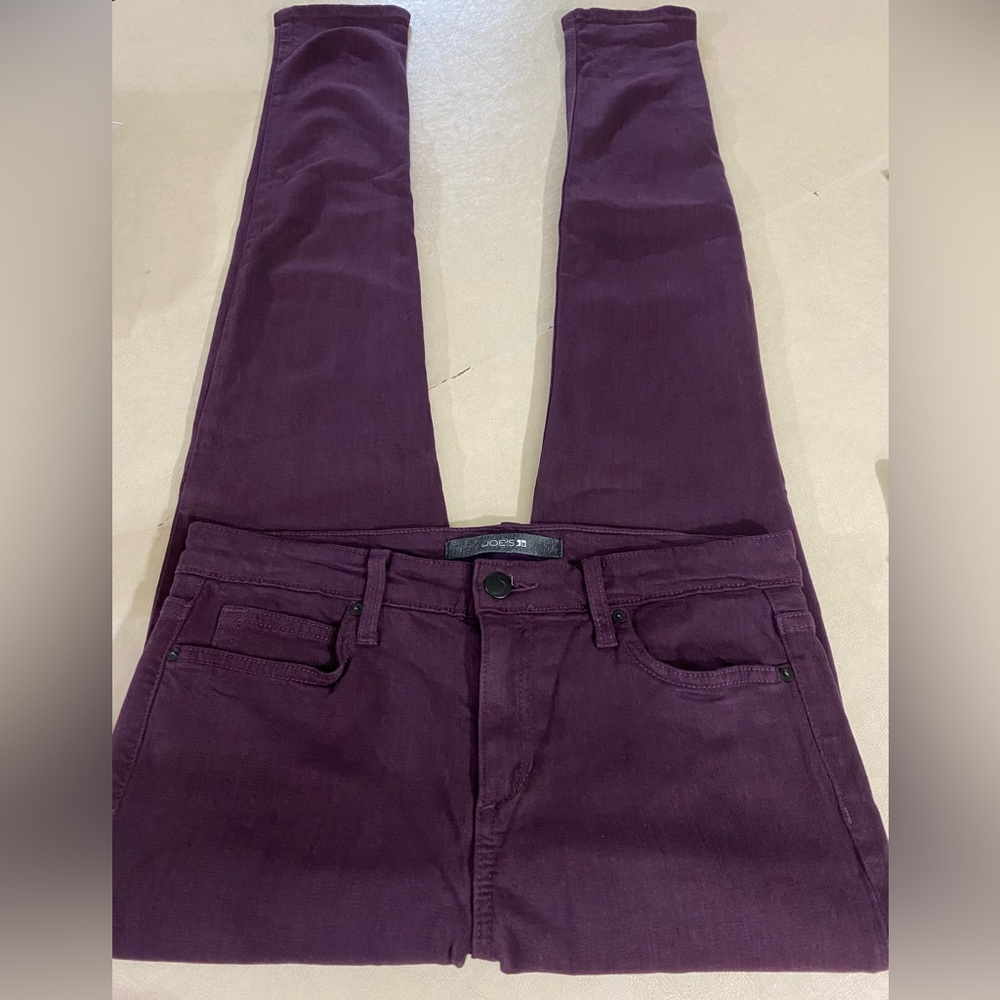 Joes Jeans Mid-Rise Skinny Eggplant Sz.29